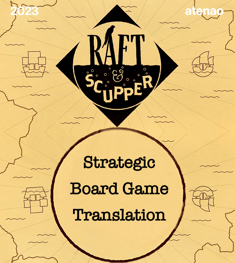Atenao X “Raft & Scupper” ترجمة لعبة طاولة استراتيجية